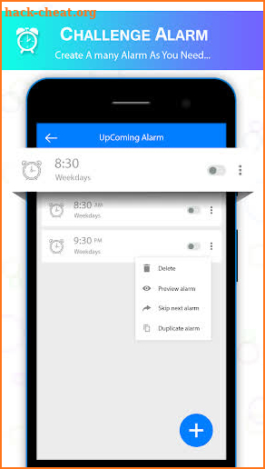 Alarm Clock- Challenge Alarm (Sleep If U Can) screenshot