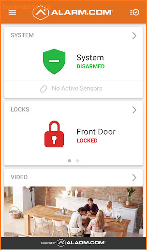 Alarm.com screenshot