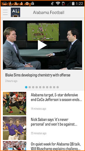 AL.com: Alabama Football News screenshot