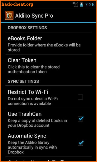 Aldiko Sync Pro Unlocker screenshot