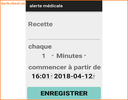 alert medicale screenshot