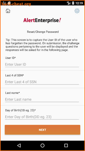 AlertEnterprise Password Mgmt screenshot