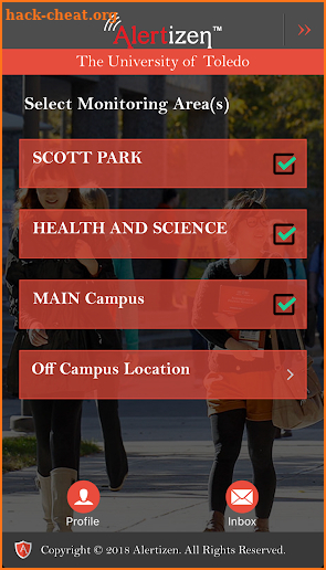 Alertizen - The Campus Watch screenshot