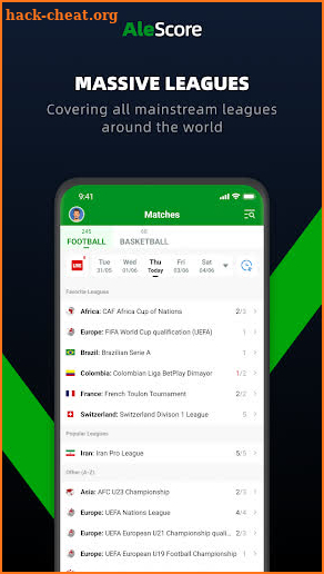 AleScore:Livescore, Prediction screenshot