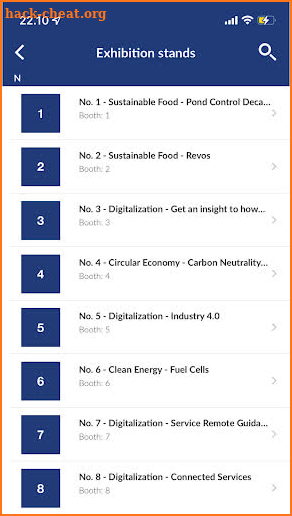 Alfa Laval Events screenshot