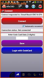 AlfaOBD screenshot