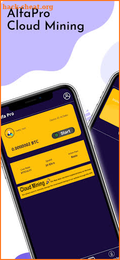 AlfaPro - Bitcoin Cloud Mining screenshot