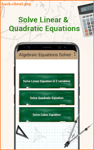 Algebraic & Linear Equation Solver - Value Finder screenshot