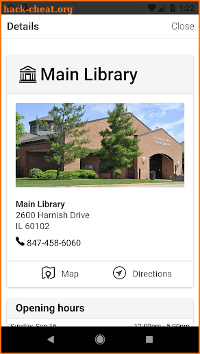 Algonquin Public Library screenshot