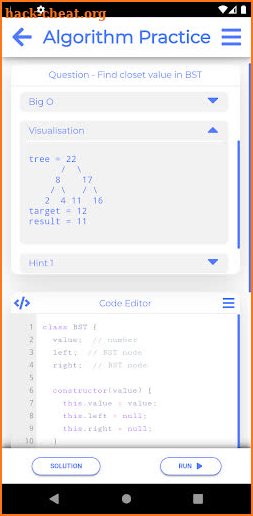 Algorithm Practice screenshot