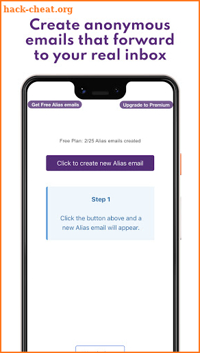 Alias - Anonymous Emails screenshot