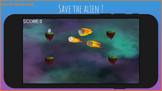 Alien Teleport : Space Meteorite screenshot