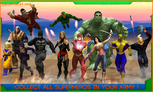 Alien vs Hero: Superhero Epic Battle screenshot