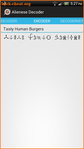 Alienese Decoder screenshot