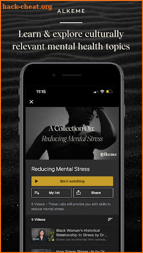 Alkeme: Black Mental Health screenshot