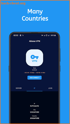 Alkesa VPN screenshot