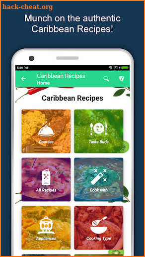 All Caribbean Recipes Free, Jamaican Food Offline screenshot