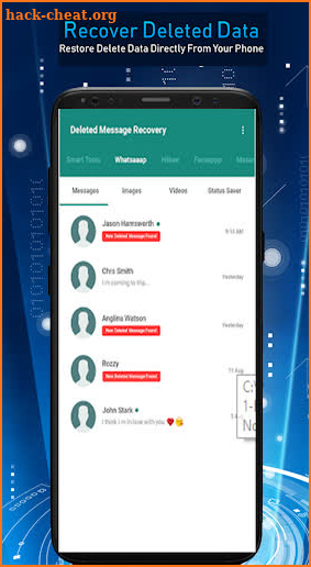 all deleted messages recovery(restore sms & photo) screenshot