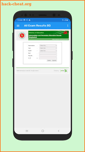 All Exam Results  BD screenshot