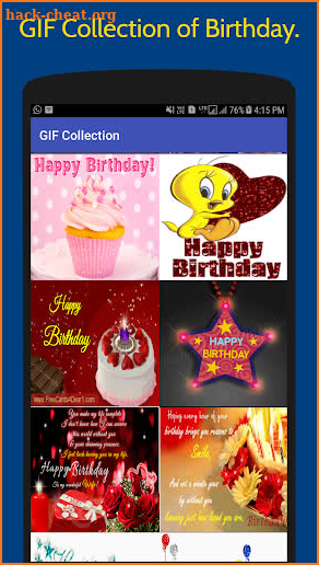 All GIF Greeting Collection💘 screenshot