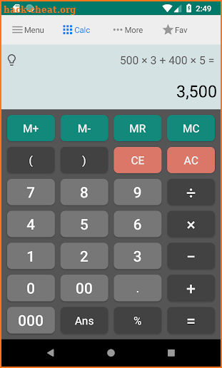 All-in-one Calculator Pro screenshot