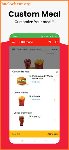 All In One Online Food Delivery FoodZone screenshot