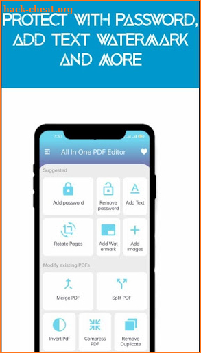 All In One PDF Editor - PDF Editing HUB screenshot