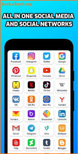 All in one social media in one app screenshot