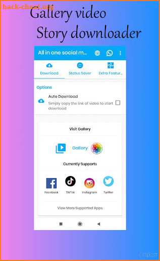 All in One video downloader 2020: Social media screenshot