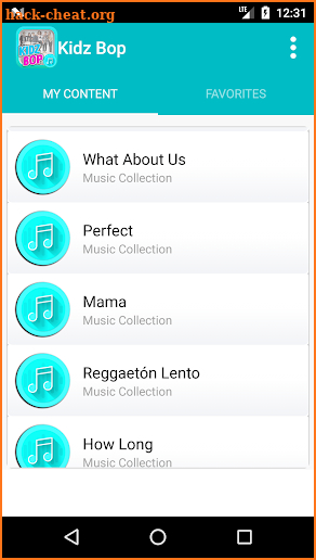 All Kidz Bop Songs Lyrics screenshot