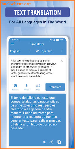 All languages translation app screenshot