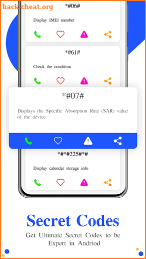 All Secret Codes for Android screenshot