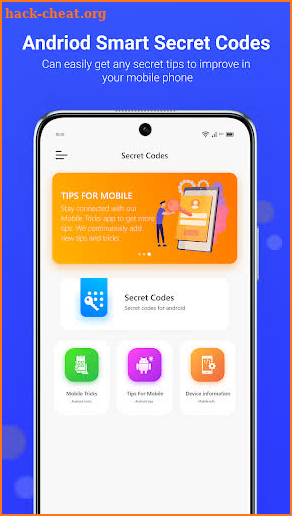 All Secret Codes for Androids screenshot