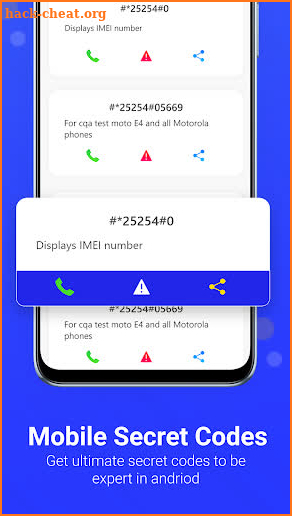 All Secret Codes for Androids screenshot