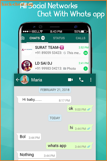 All Social Network 2018 - All in One Messenger screenshot