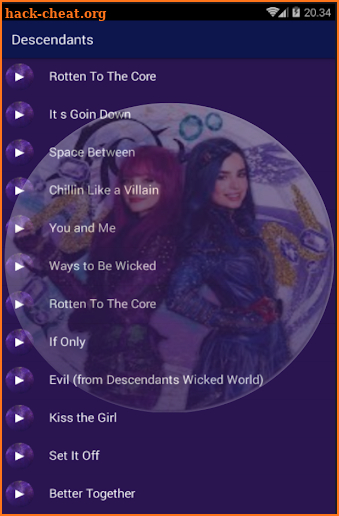 All Songs Descendants screenshot