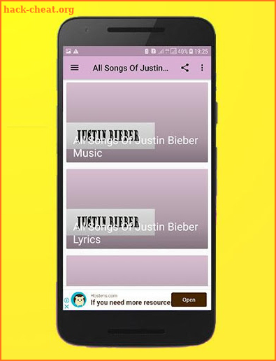 All Songs Of Justin Bieber Offline screenshot