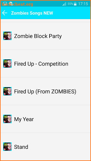 All Songs Of Zombies 2018 screenshot