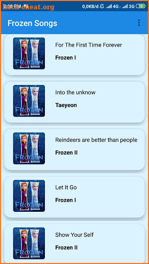 All Songs Offline + lyrics from frozen screenshot