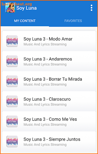 All Songs Soy Luna -Top Hits Music Lyrics screenshot