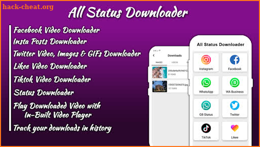 All Status Downloader - Insta, WA, FB downloader screenshot