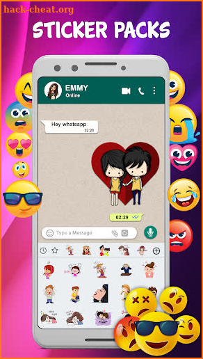 All Stickers Pack 2020 : Emoji & Emoticons screenshot