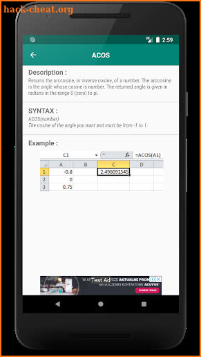 All Things Excel - Offline - With Examples screenshot