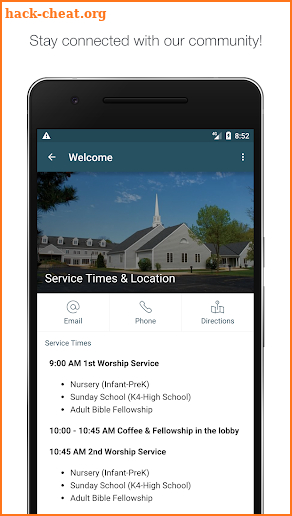 Alliance Bible Church screenshot