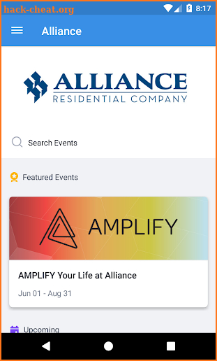 Alliance Residential Company screenshot