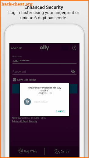 Ally Mobile screenshot
