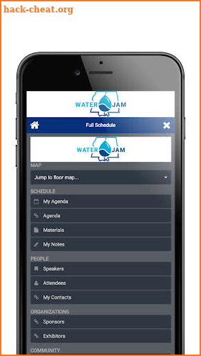 AL/MS WaterJAM Conference App screenshot