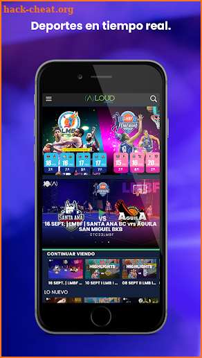 Aloud Sports screenshot