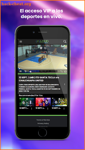 Aloud Sports screenshot