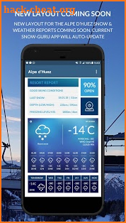 Alpe d'Huez Snow & Weather Reports by SnowGuru screenshot